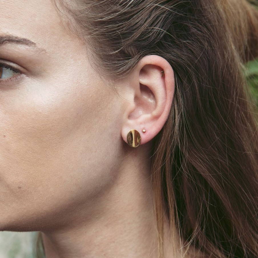 Orhangen Edblad | Pebble Mini Studs Gold