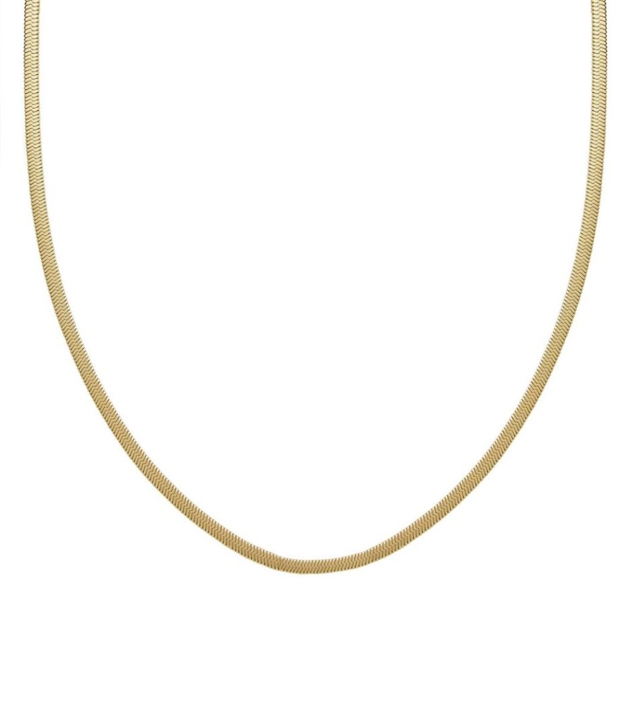 Halsband Edblad | Chain Herringbone 40 Cm Gold