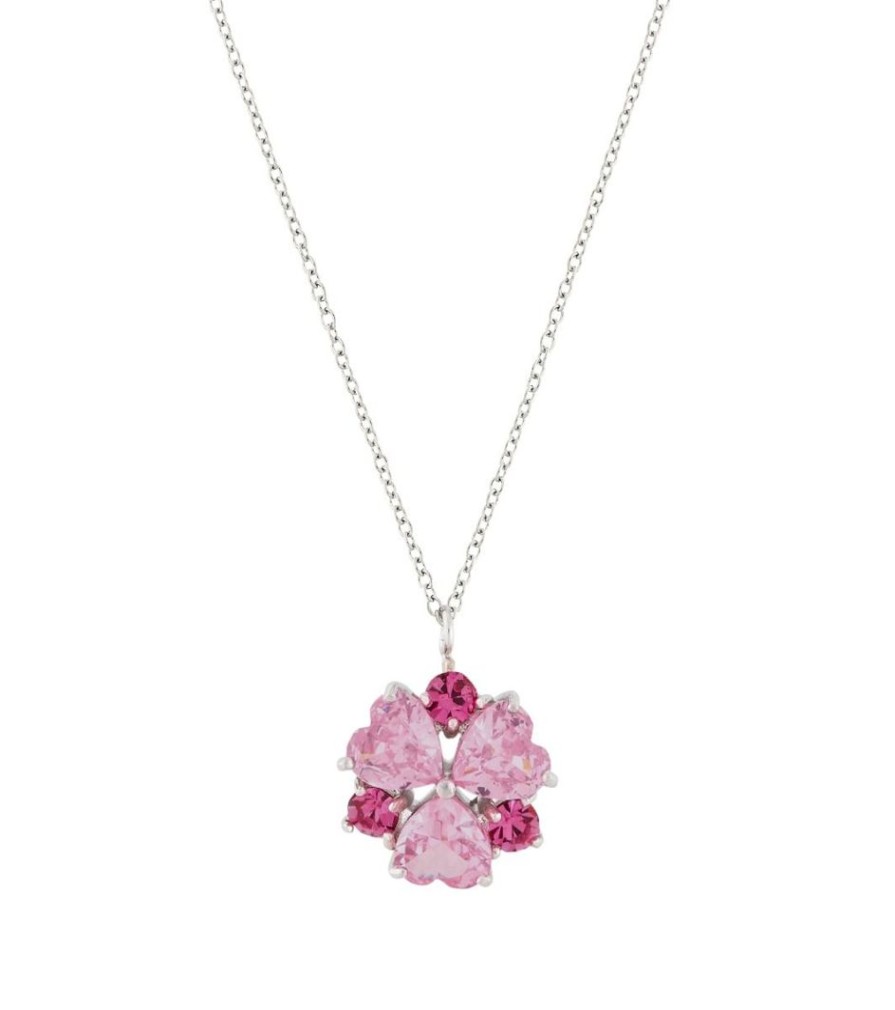 Halsband Edblad | Heart Sparkle Necklace Pink Steel