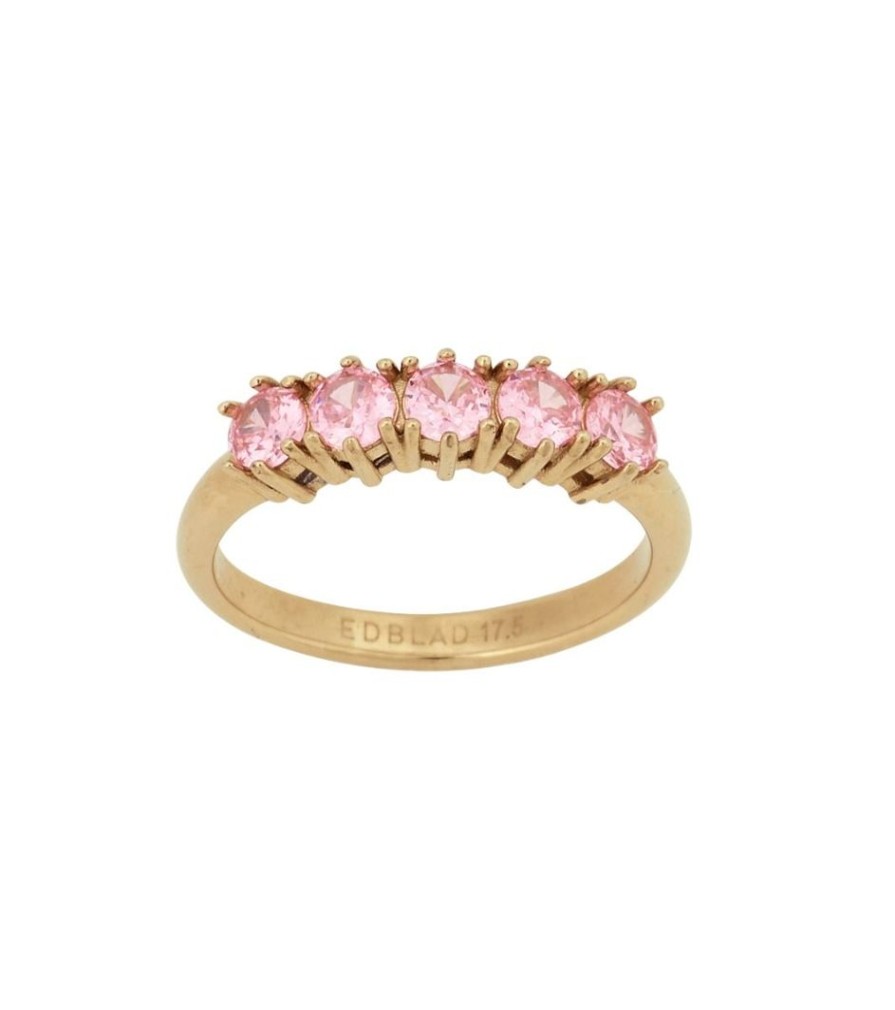 Ringar Edblad | Trinity Ring Multi Pink Gold