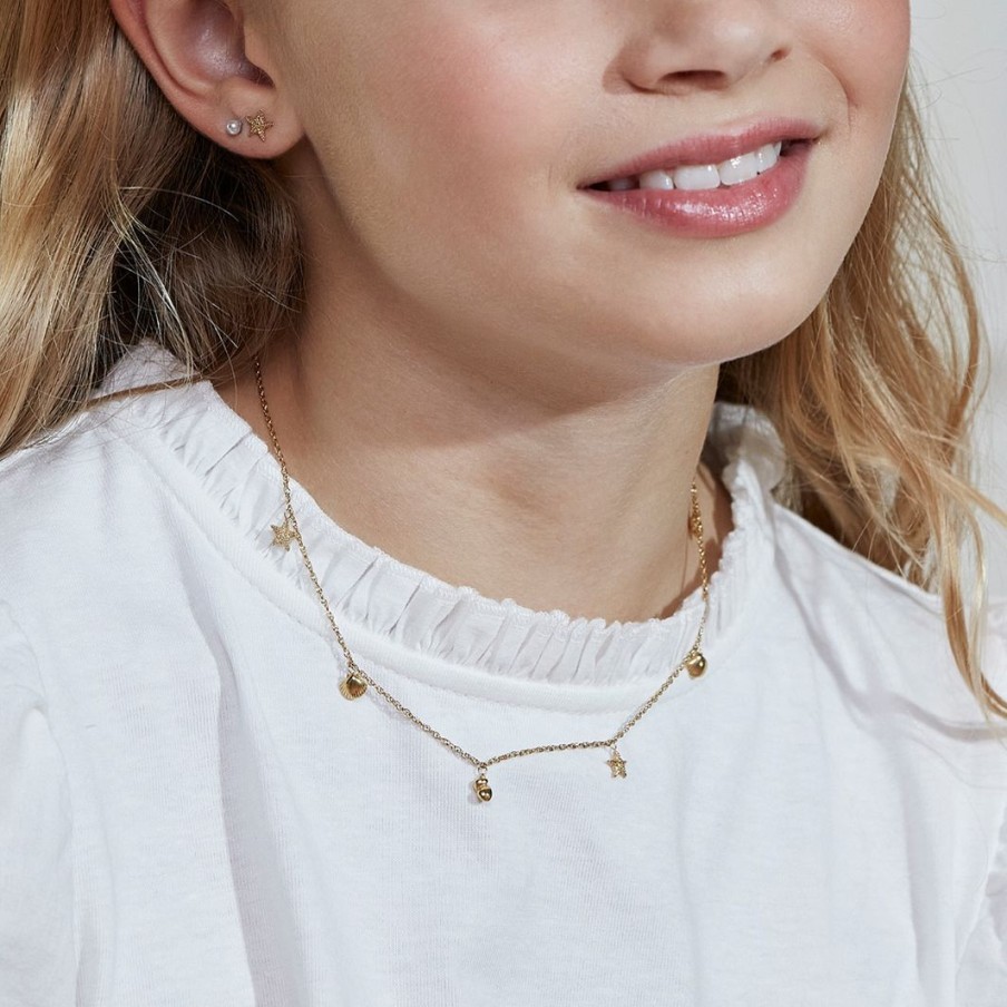 Halsband Edblad | Beachcomber Necklace Multi Kids Gold