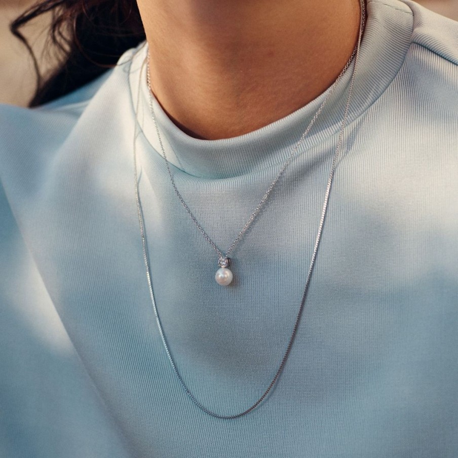 Halsband Edblad | Luna Necklace L Steel