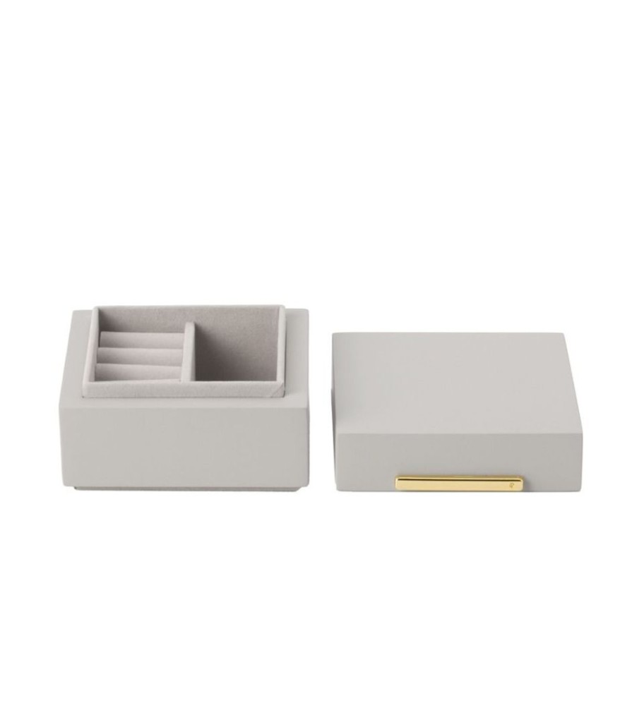 Smyckesforvaring Edblad | Jewellery Box Xs Light Clay Gold