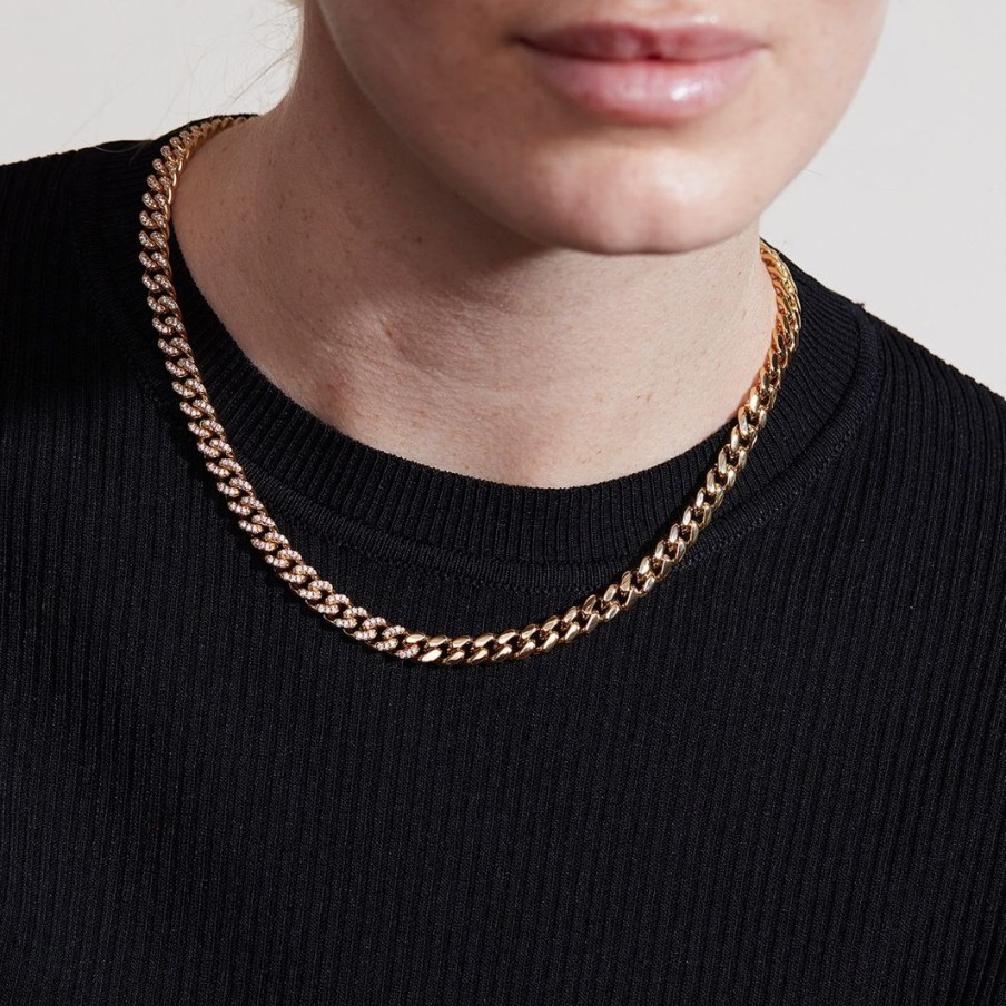 Halsband Edblad | Sonata Pave Necklace Gold