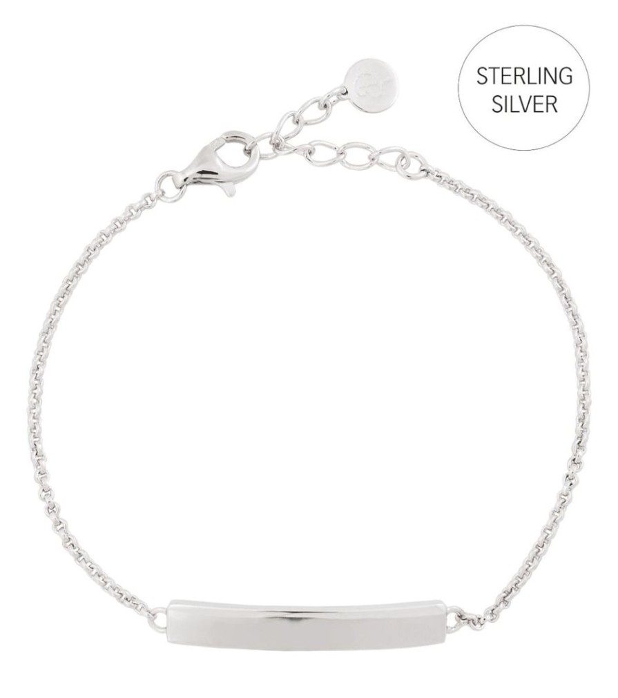 Graverbara Smycken Edblad | Engravable Bracelet Kids Silver