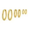 Orhangen Edblad | Triple Pair Hoops Gold