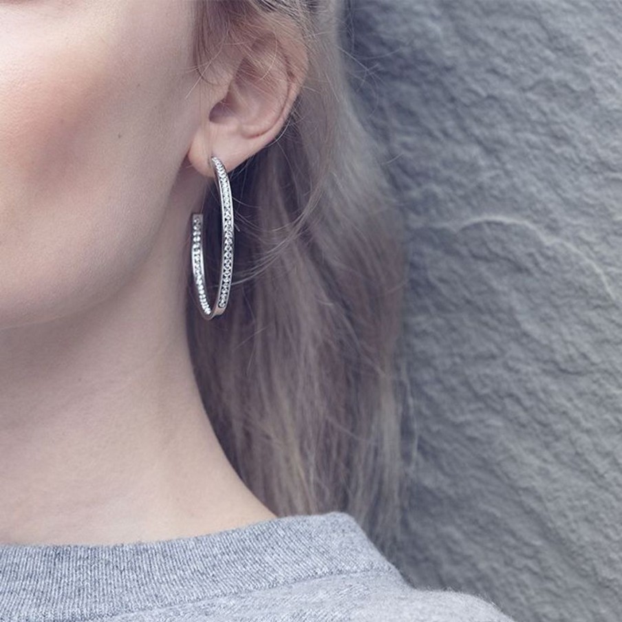 Orhangen Edblad | Andorra Earrings Large Steel