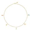 Halsband Edblad | Happy Necklace Multi Kids Gold