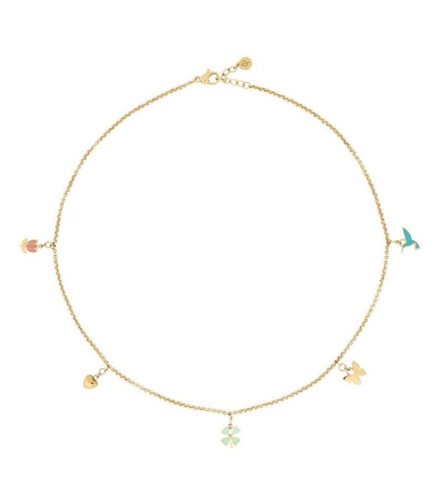 Halsband Edblad | Happy Necklace Multi Kids Gold