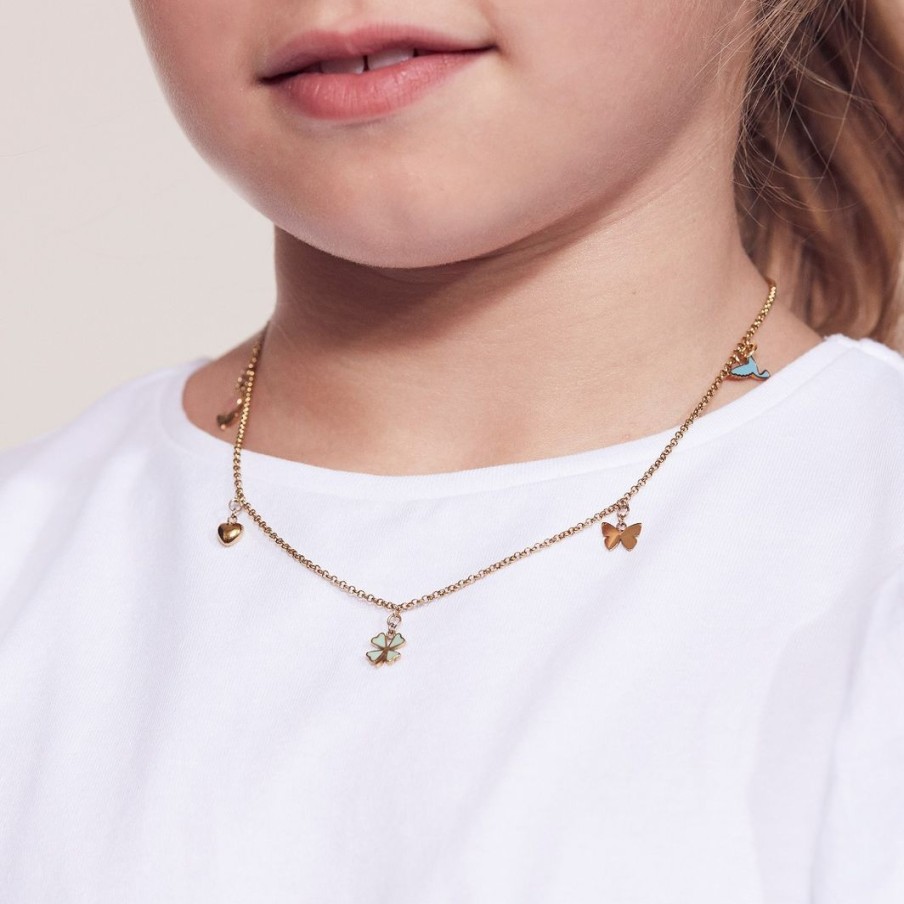 Halsband Edblad | Happy Necklace Multi Kids Gold