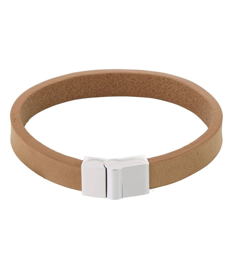 Herrsmycken Edblad | Lewis Bracelet Leather Tan