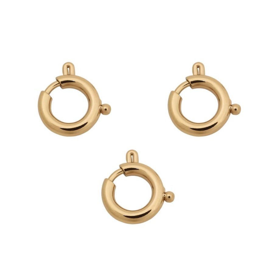 Charm Bar Edblad | Spring Rings 3-Pack Gold