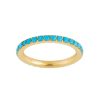 Ringar Edblad | Glow Ring Turquoise Gold