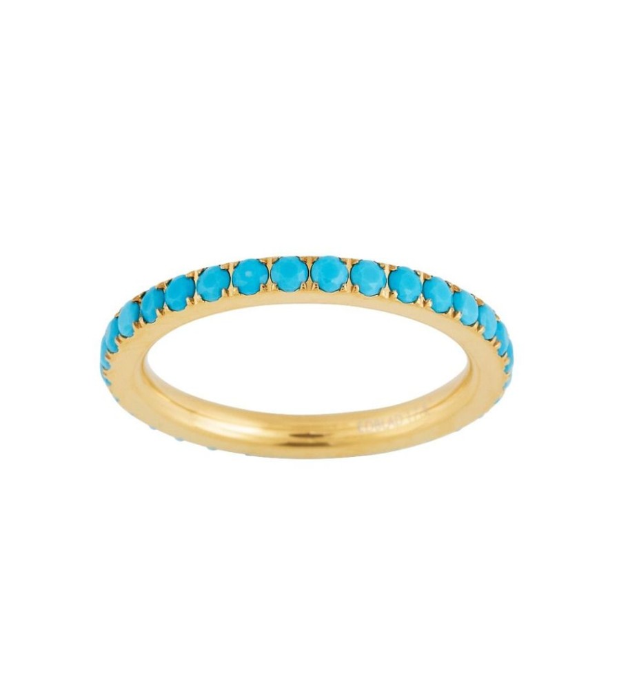 Ringar Edblad | Glow Ring Turquoise Gold