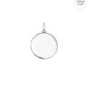 Charm Bar Edblad | Engravable Round Pendant Silver