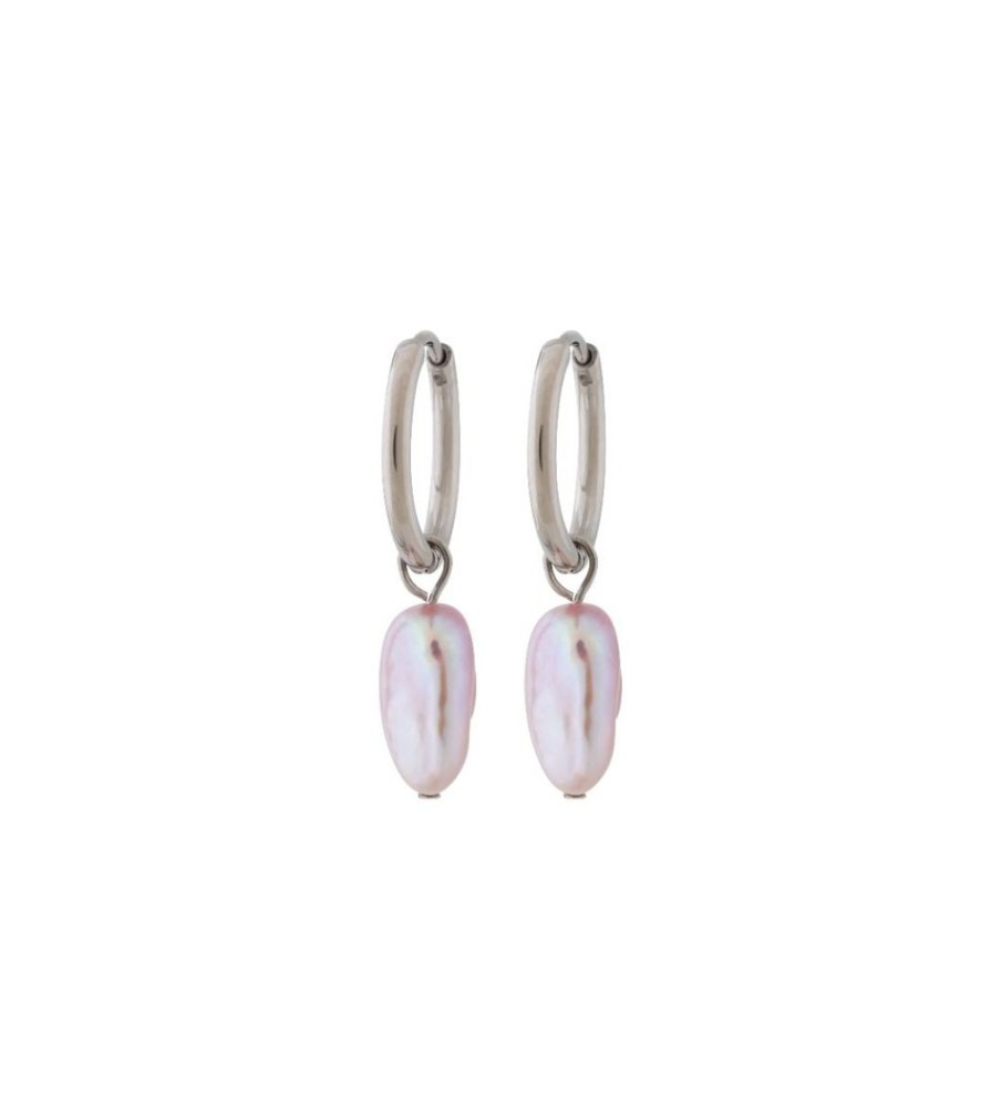 Orhangen Edblad | Lucy Hoops Pink Steel