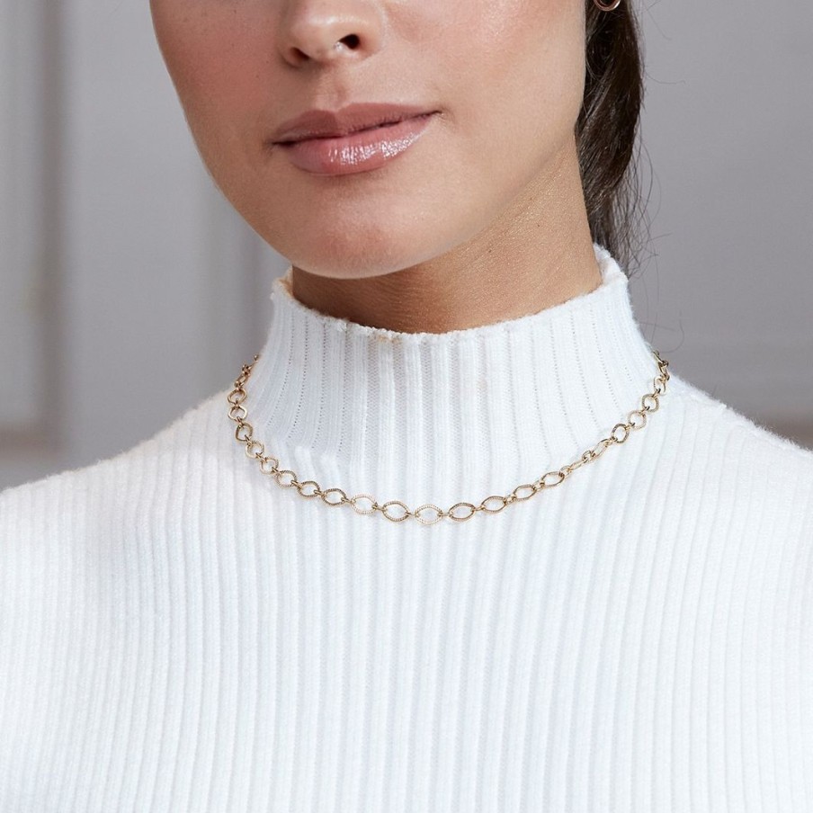 Halsband Edblad | Carreau Chain Necklace Gold