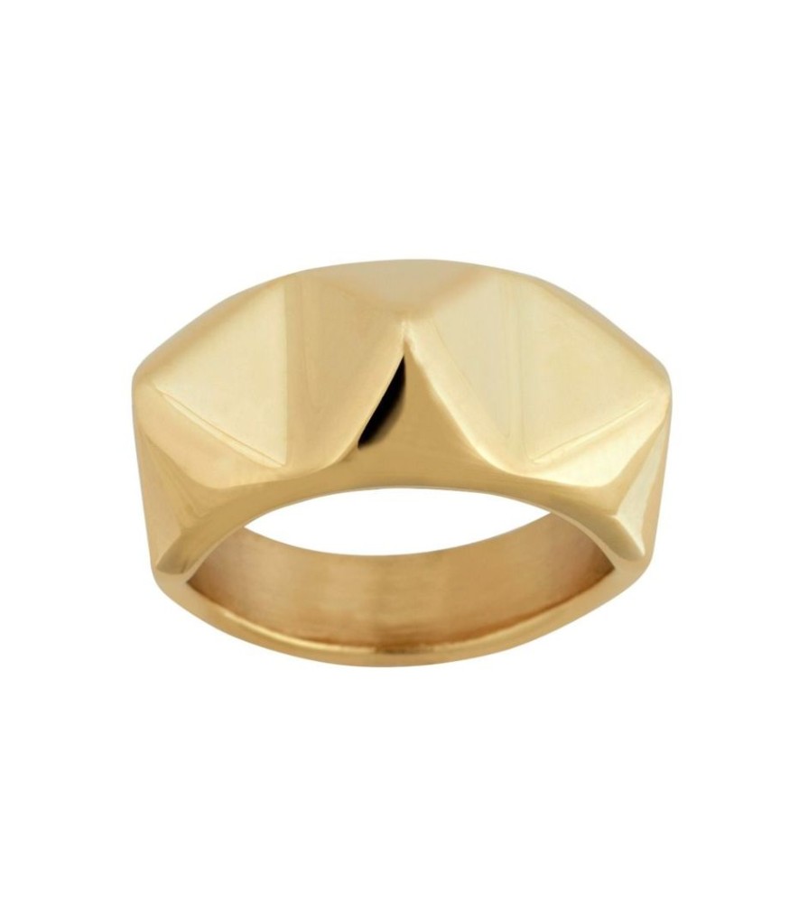 Ringar Edblad | Peak Rivet Ring Gold