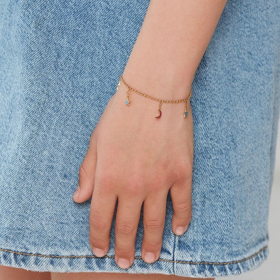 Barnsmycken Edblad | Sky Bracelet Multi Kids Gold