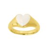 Ringar Edblad | Signet Ring Heart White Gold