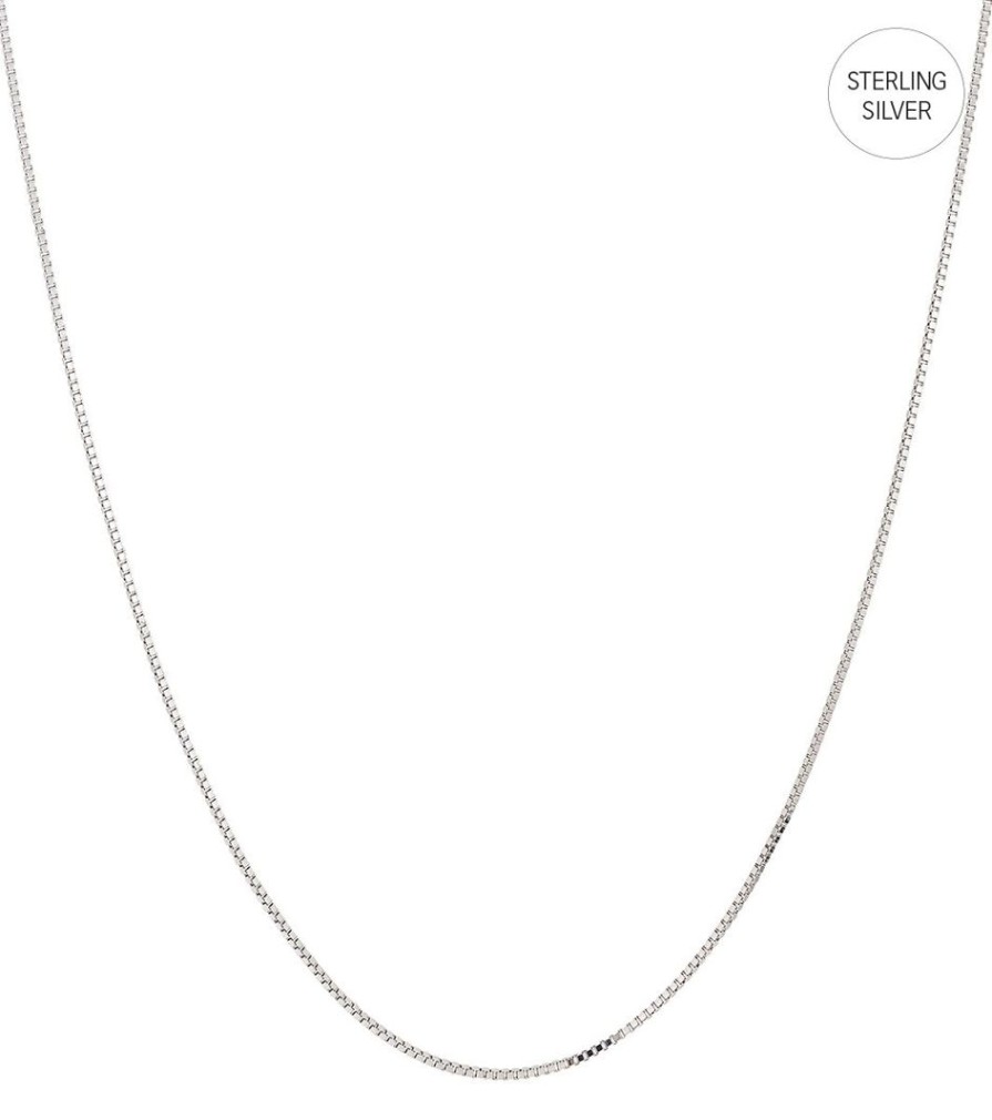 Kedjor Edblad | Box Chain 50 Cm Silver