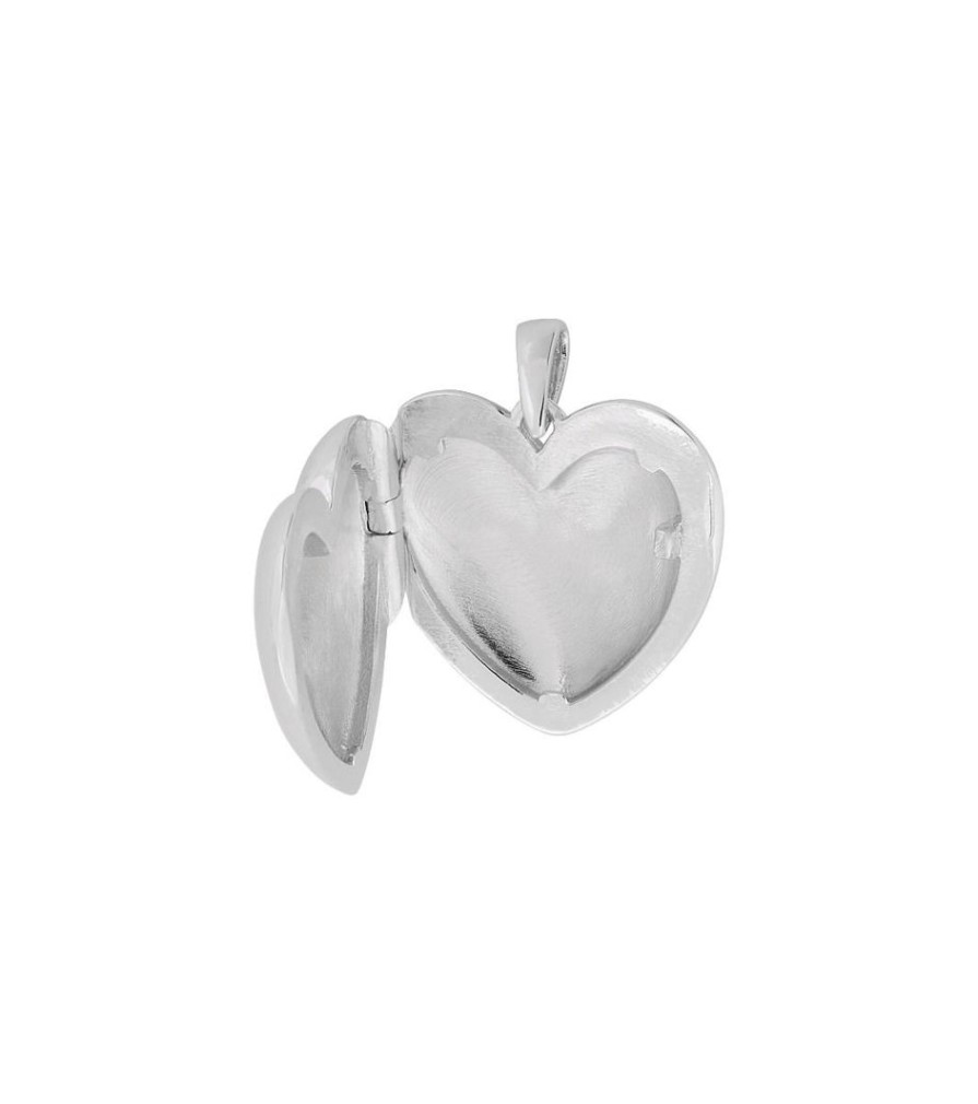 Charm Bar Edblad | Engravable Heart Locket Silver