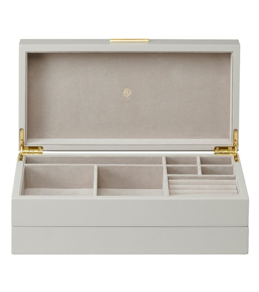 Smyckesforvaring Edblad | Jewellery Box L Light Clay Gold