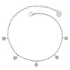 Fotlankar Edblad | Dew Drop Anklet Steel