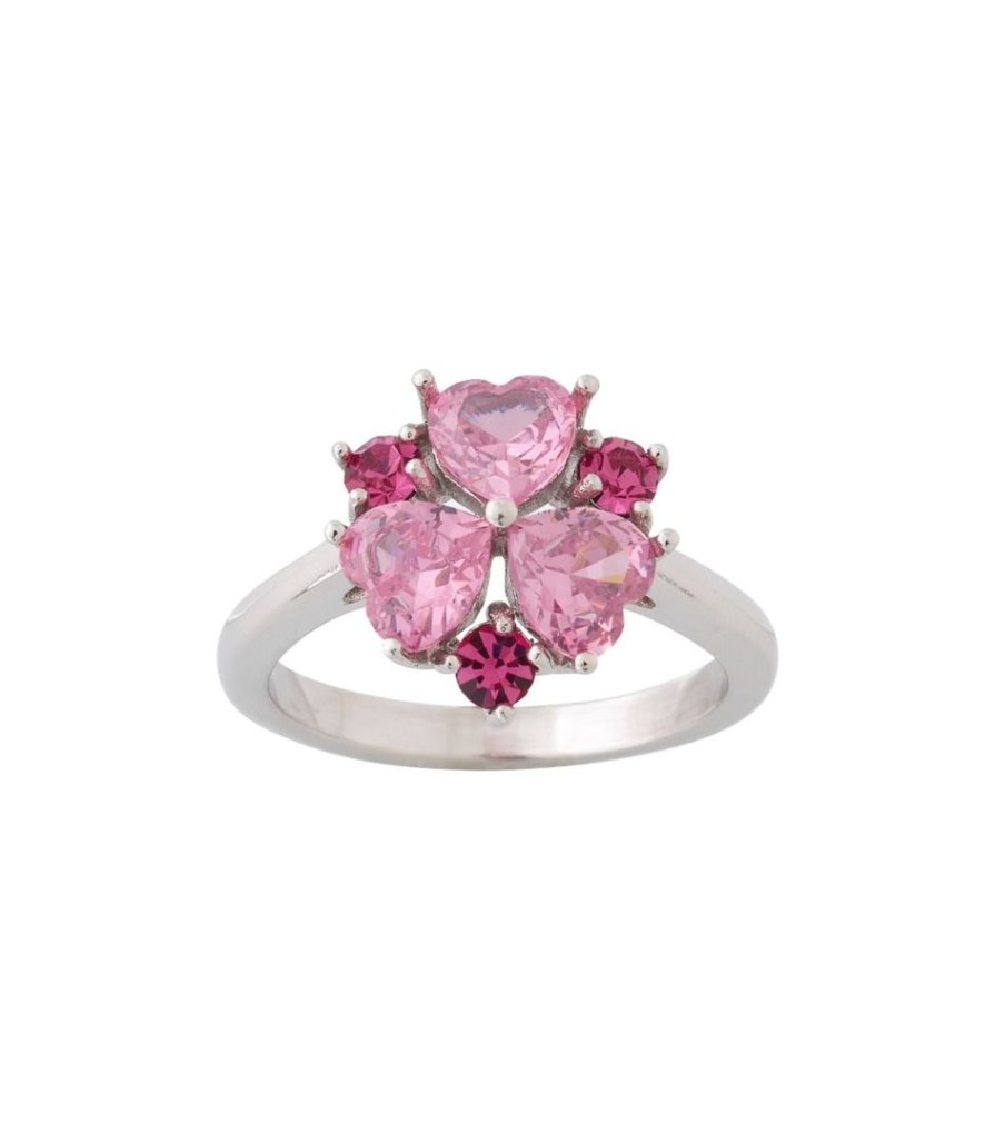 Ringar Edblad | Heart Sparkle Ring Pink Steel