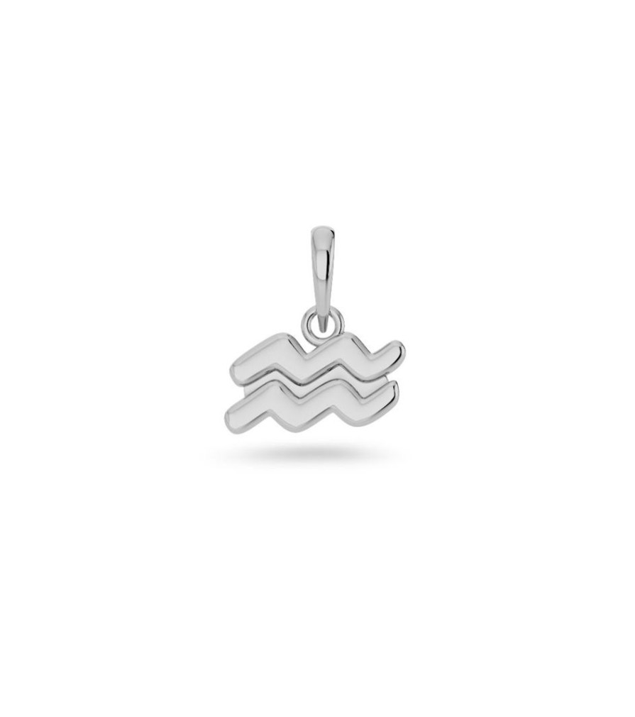 Charm Bar Edblad | Zodiac Sign Aquarius Steel