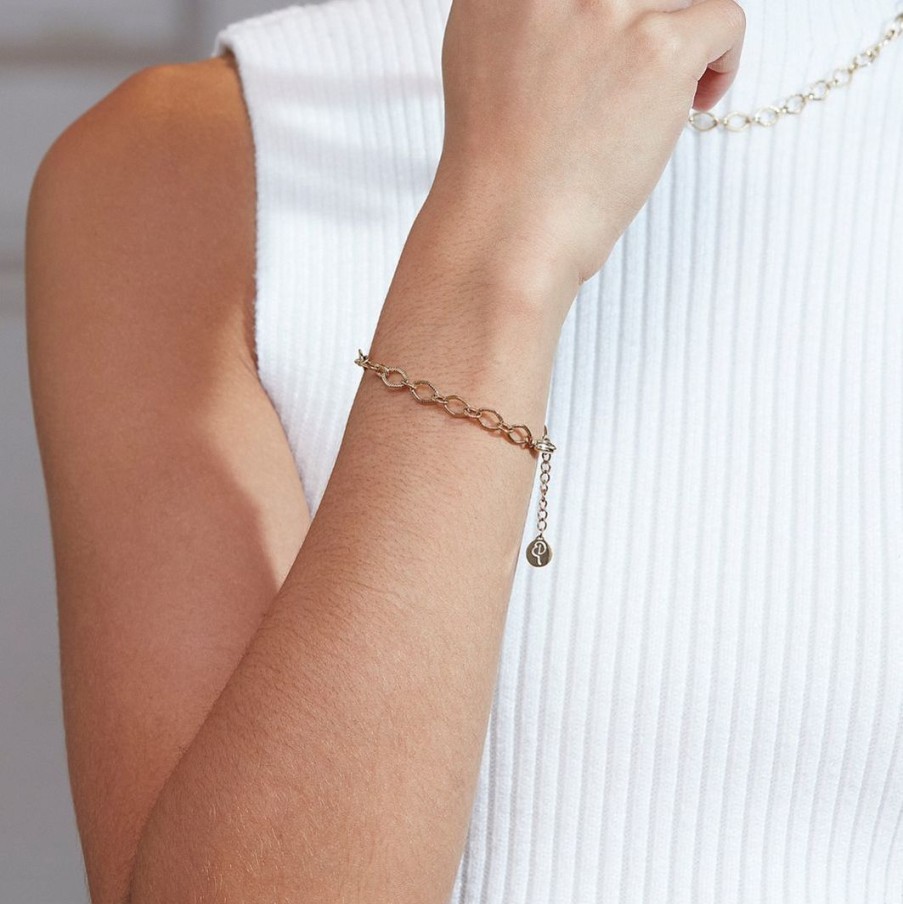 Kedjor Edblad | Carreau Chain Bracelet Gold