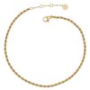 Fotlankar Edblad | Rope Anklet Gold