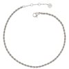 Fotlankar Edblad | Rope Anklet Steel