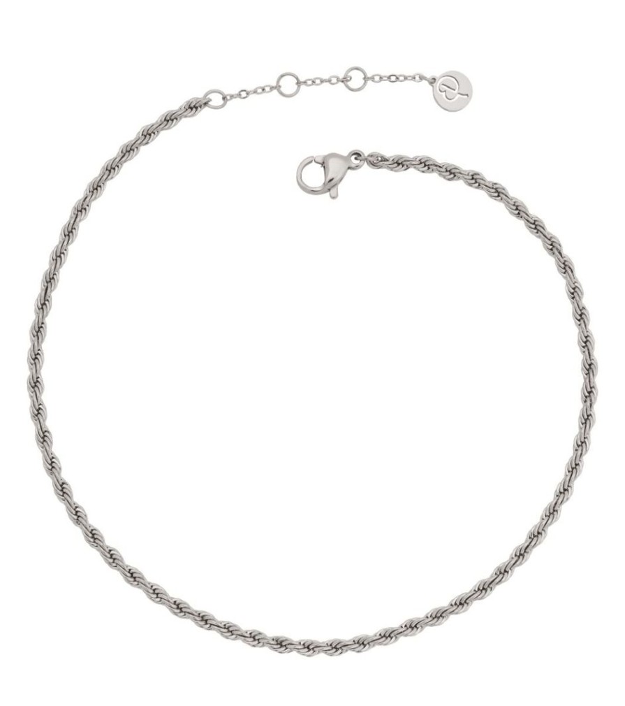 Fotlankar Edblad | Rope Anklet Steel