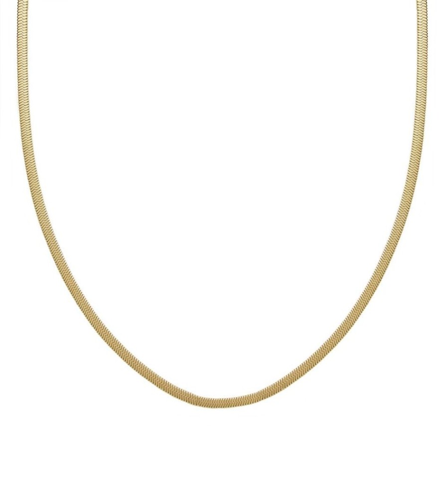 Halsband Edblad | Chain Herringbone 45 Cm Gold