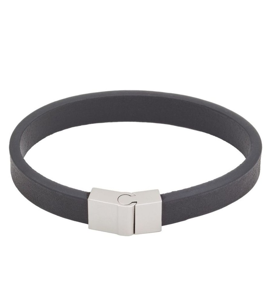 Herrsmycken Edblad | Lewis Bracelet Leather Black