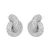 Orhangen Edblad | Redondo Sparkle Studs L Rhodium