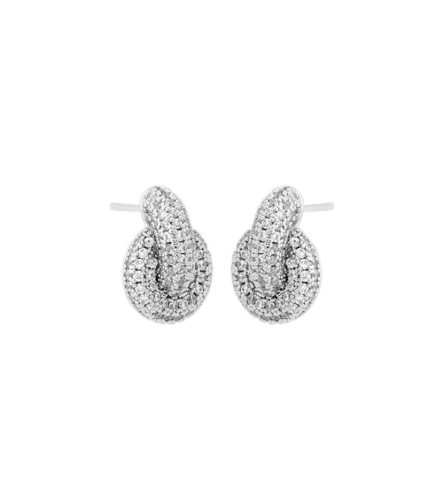 Orhangen Edblad | Redondo Sparkle Studs S Rhodium